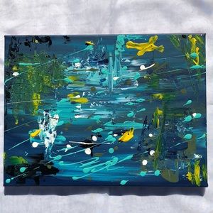 Blue Abstract Painting